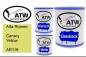 Preview: Alfa-Romeo, Canary Yellow, AR119: 1L Lackdose + 1L Klarlack + 500ml Härter - Set, von ATW Autoteile West.